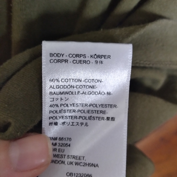 Urban Outfitters Men's Green Crew Neck Long Sleeve Tee Shirt Size Medium - Picture 9 of 9